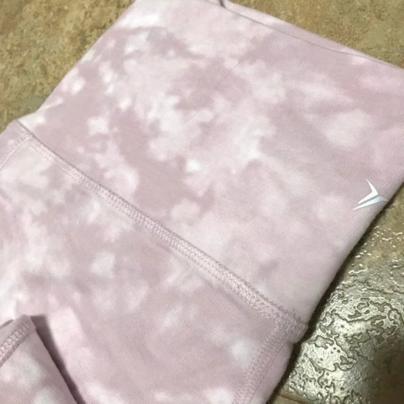 🌸3/$30 🌸Old Navy Tie Dye Pink Mauve Tights with Fun Leg Detail - Picture 6 of 11